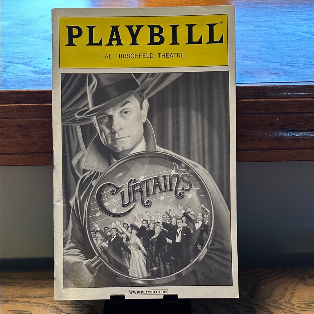 CURTAINS Broadway Playbill 2007 Al Hirschfeld Theatre David Hyde Pierce